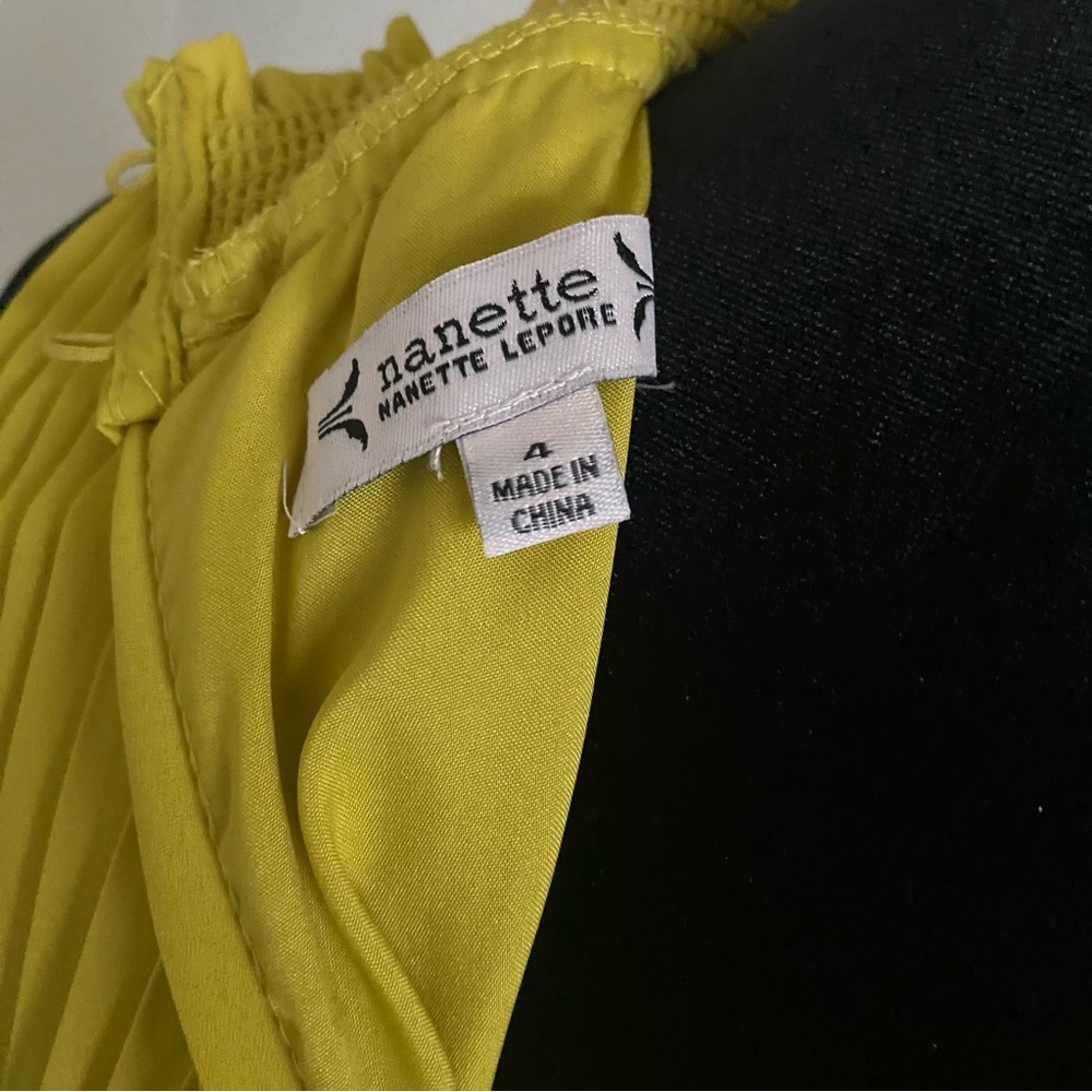 Nanette lepore golden cypress women’s dresss size 4 - Picture 15 of 16